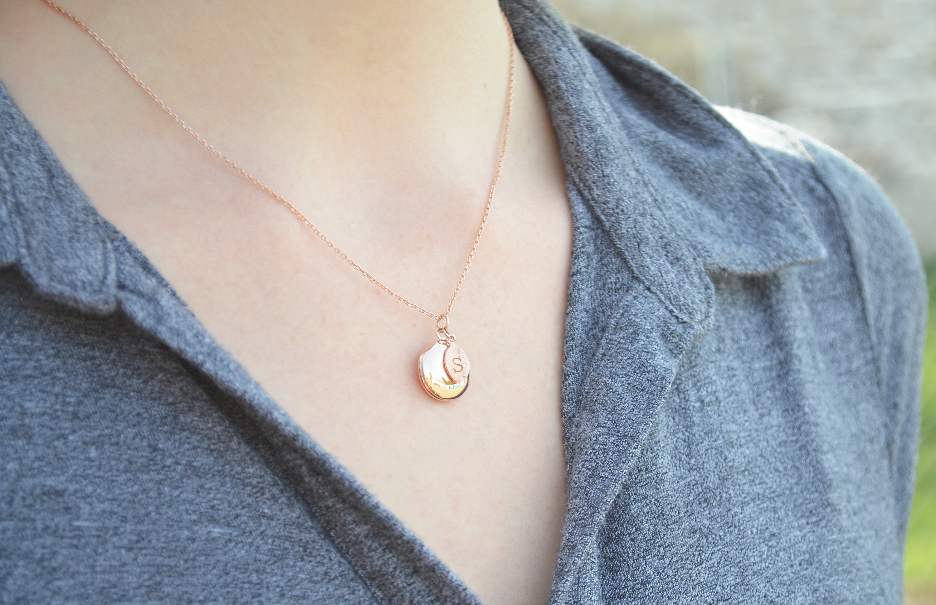 Locket Necklace, Valentine's Day Jewelry, Mom Gift, Gift for Her, Bridesmaid Gift