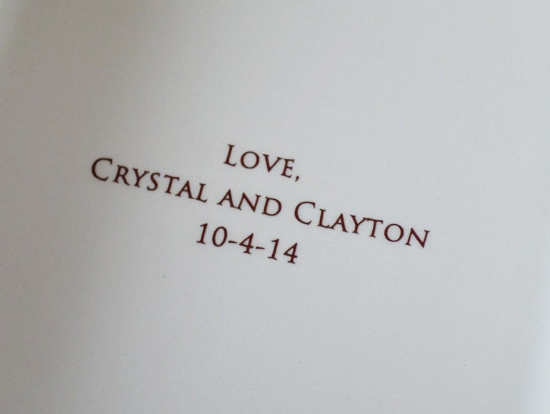 Unique Bridesmaid or Hostess Gift - Monogrammed Keepsake Box - Script Font